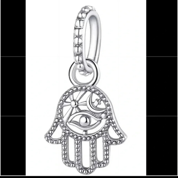 Jewelry - S925 Stamped Sterling Silver Hamsa Hand Charm